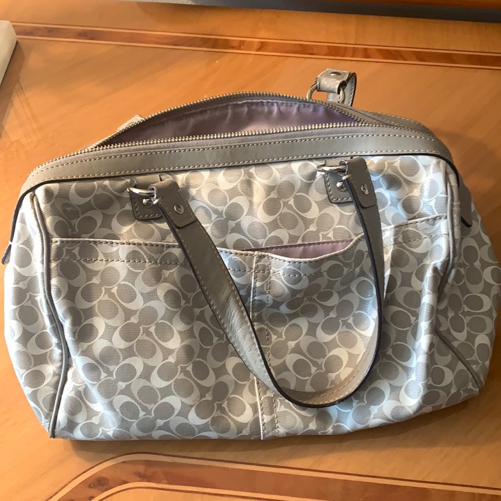 Grey Coach Bag